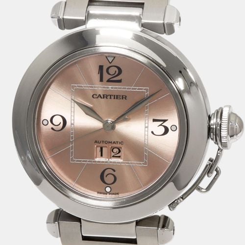 Stainless Steel Pasha C de W31058M7 Automatic Women's Wristwatch 35 mm - Cartier - Modalova