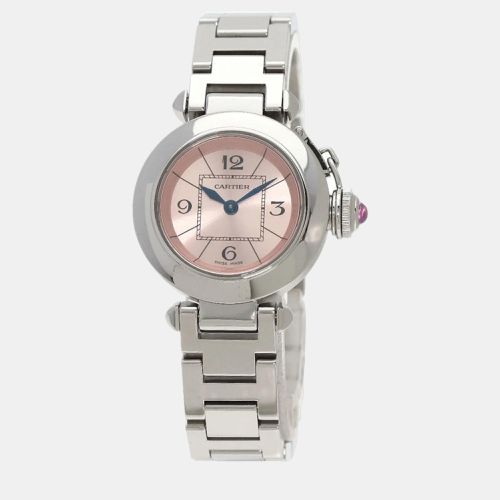 Stainless Steel Miss Pasha W3140008 Quartz Women's Wristwatch 27 mm - Cartier - Modalova