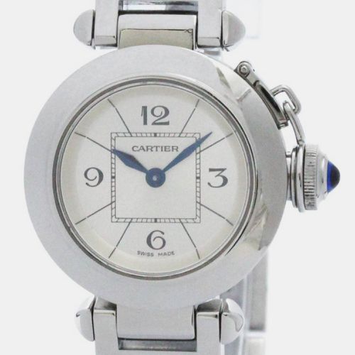 Stainless Steel Miss Pasha W3140007 Quartz Women's Wristwatch 27 mm - Cartier - Modalova