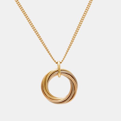 Trinity Diamond 18k Three Tone Necklace - Cartier - Modalova