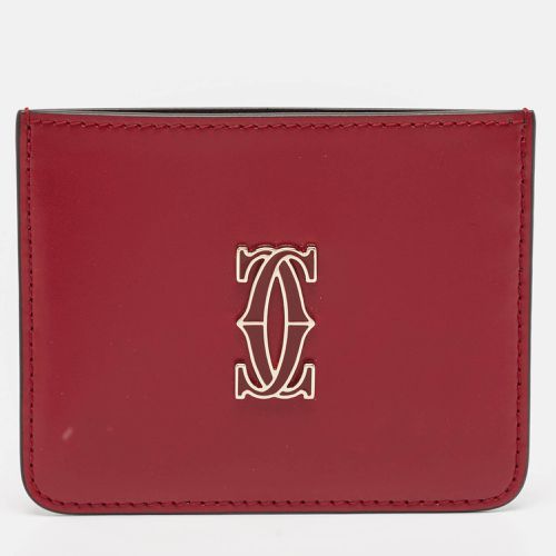 Leather C De Simple Card Holder - Cartier - Modalova