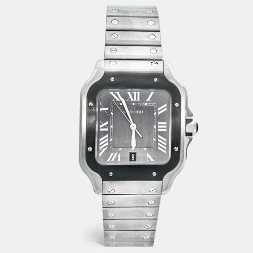 Santos de Stainless Steel Automatic Large Model Wssa0037 Men's Watch 39.8 MM - Cartier - Modalova