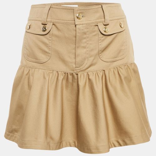 Cotton Flared Mini Skirt S - Celine - Modalova