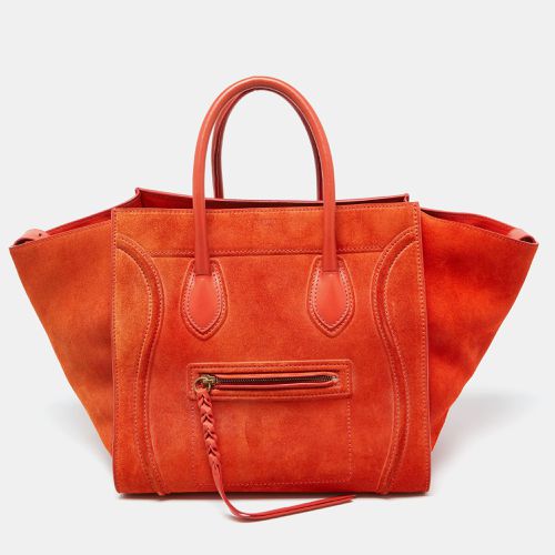 Nubuck and Leather Mini Luggage Tote - Celine - Modalova