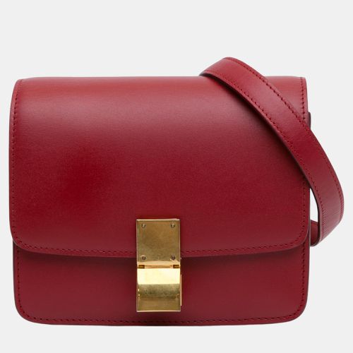 Leather Small Classic Box Bag - Celine - Modalova