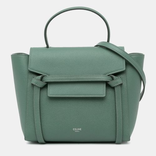 Nano Leather Belt Satchel Bag - Celine - Modalova