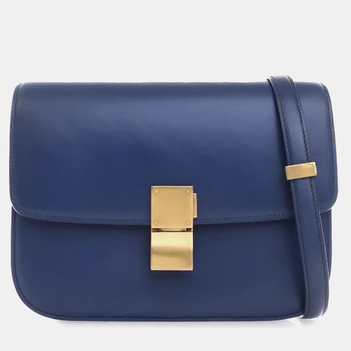 Leather Medium Classic Box Bag - Celine - Modalova