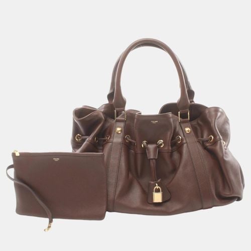 Medium Abbey Leather Tote Bag - Celine - Modalova