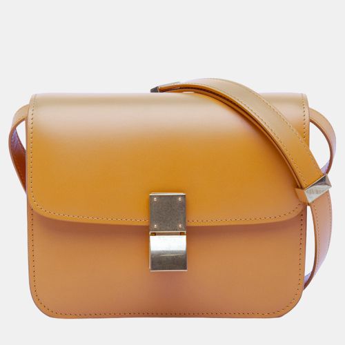 Camel Leather Small Classic Box Bag - Celine - Modalova