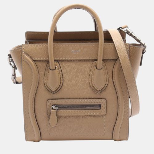 Leather Nano Shopper Luggage Handbag - Celine - Modalova