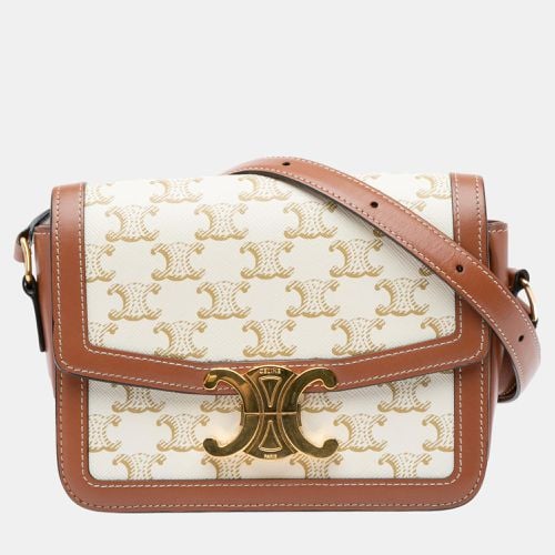 White Teen Triomphe Crossbody Bag - Celine - Modalova