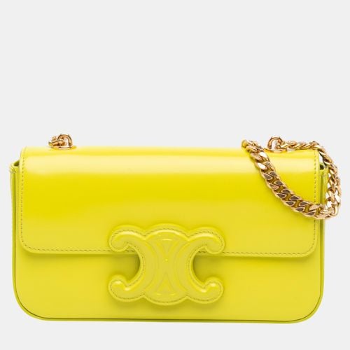 Triomphe Calfskin Cuir Chain Shoulder Bag - Celine - Modalova