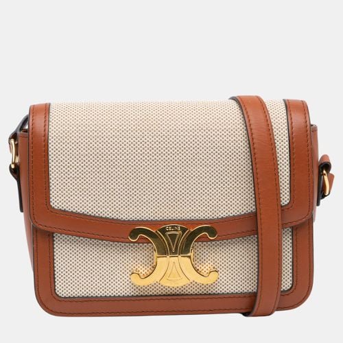 Brown Teen Canvas Triomphe Crossbody - Celine - Modalova