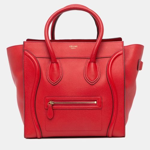 Mini Leather Luggage Tote - Celine - Modalova