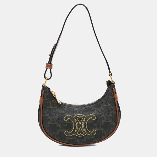 Mini Triomphe Coated Canvas Ava Shoulder Bag - Celine - Modalova