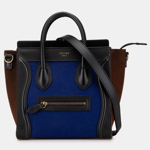 Nano Tricolor Felt Luggage Tote - Celine - Modalova