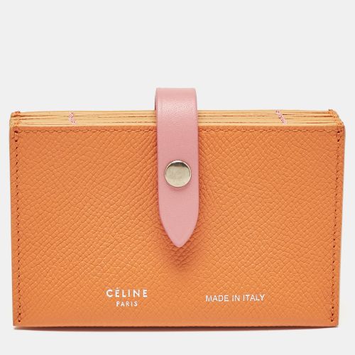 Pink Leather Accordeon Card Holder - Celine - Modalova