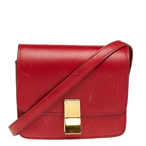 Leather Small Classic Box Flap Bag - Celine - Modalova