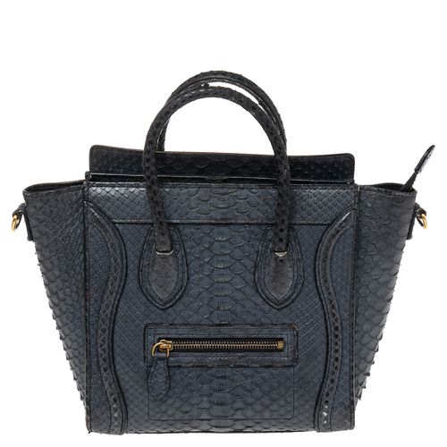 Céline Python Nano Luggage Tote - Celine - Modalova