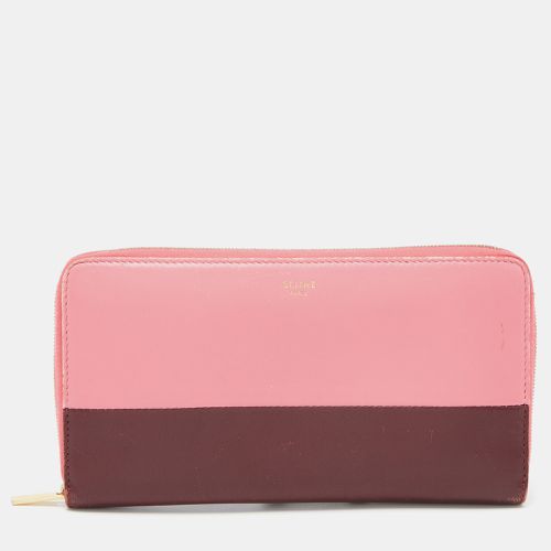 Red Leather Zip Around Wallet - Celine - Modalova