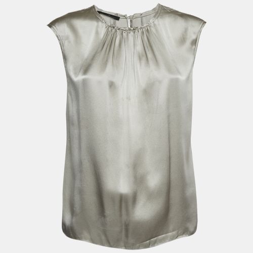 Metallic Silk Satin Top S - CH Carolina Herrera - Modalova