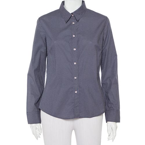 Logo Printed Cotton Button Front Shirt L - CH Carolina Herrera - Modalova