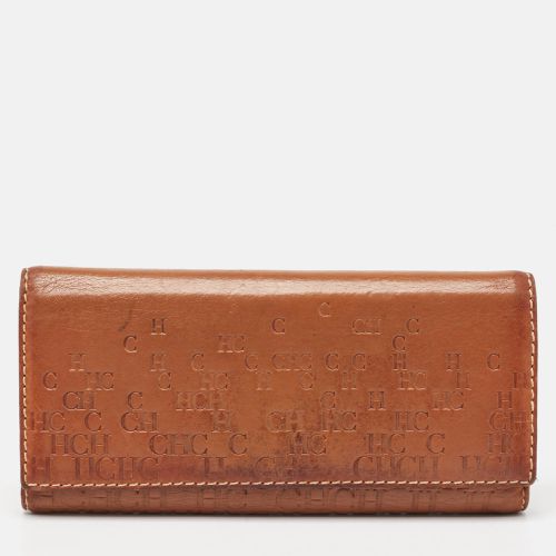 Monogram Embossed Leather Trifold Continental Wallet - CH Carolina Herrera - Modalova