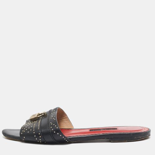 Leather Flat Slides Size 40 - CH Carolina Herrera - Modalova