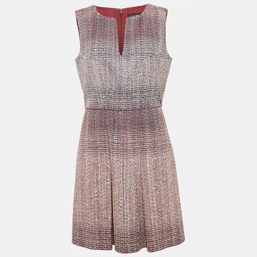 Fantasy Tweed Sleeveless Short Dress L - Chanel - Modalova