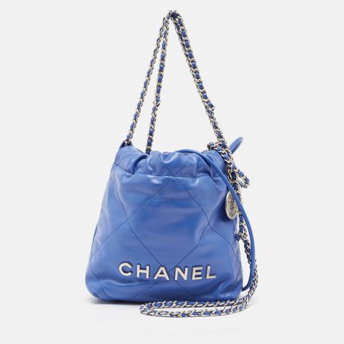 Quilted Leather Mini 22 Chain Bag - Chanel - Modalova