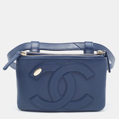 Blue Leather CC Mania Waist Bag - Chanel - Modalova