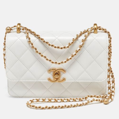 Quilted Leather Small Flap Shoulder Bag - Chanel - Modalova