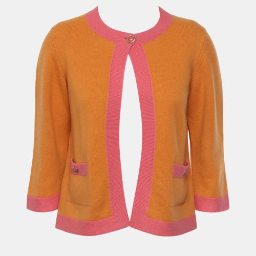 P Contrast Trimmed Knit Cardigan - Chanel - Modalova