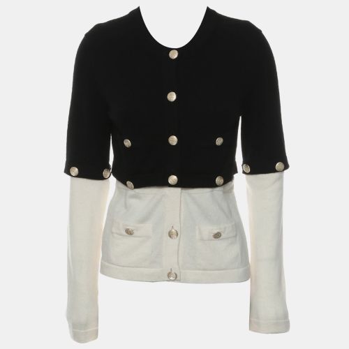 Off-White Cashmere Detachable Buttoned Cardigan FR Women 36 - Chanel - Modalova