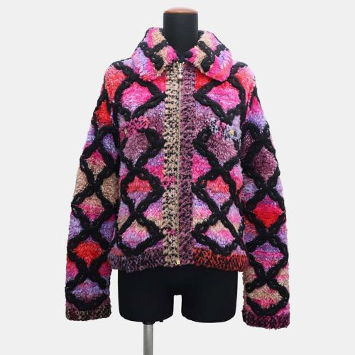 Multicolour New Faux Fur Captivating Jacket Size 36 - Chanel - Modalova