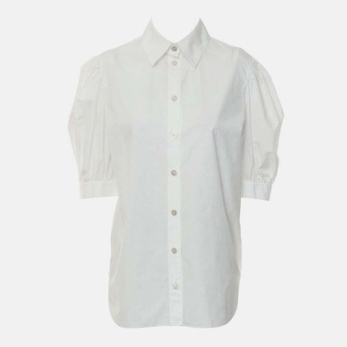 Logo Button Up Cotton Shirt Size S - Chanel - Modalova
