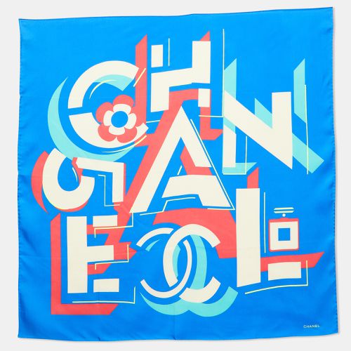 Geometric Logo Print Silk Scarf - Chanel - Modalova