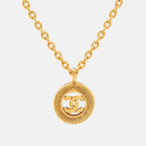 Chanel CC Gold Tone Necklace - Chanel - Modalova