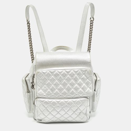 Quilted Leather Casual Rock Airline Backpack - Chanel - Modalova