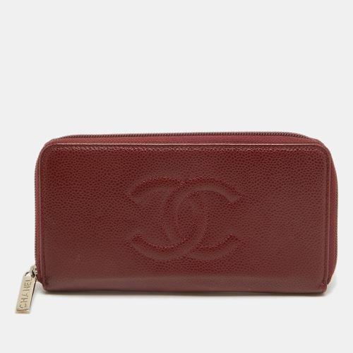 Caviar Leather CC Timeless Zip Around Wallet - Chanel - Modalova