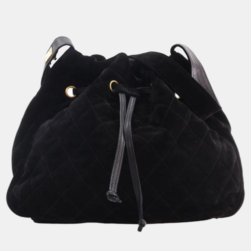 Suede CC Vintage Bucket Bag - Chanel - Modalova