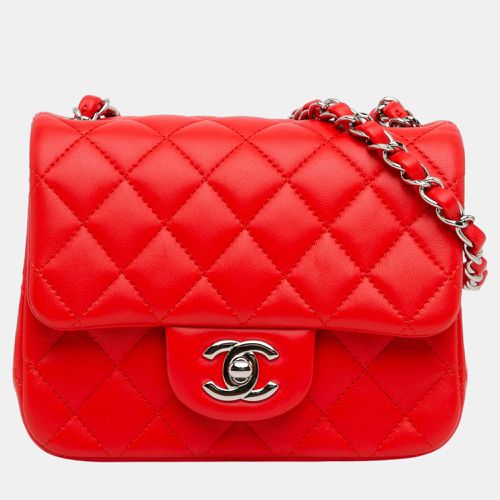 Mini Square Classic Lambskin Single Flap - Chanel - Modalova