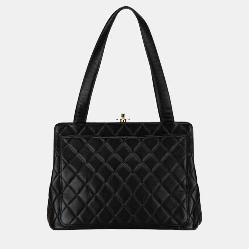 Quilted Caviar Leather Tote Bag - Chanel - Modalova