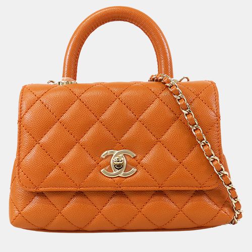 Extra Mini Caviar Coco Top Handle - Chanel - Modalova