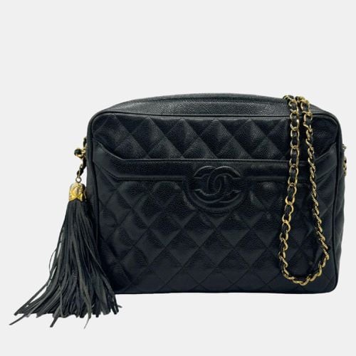 Quilted Caviar Leather Vintage Front Pocket Camera Bag - Chanel - Modalova