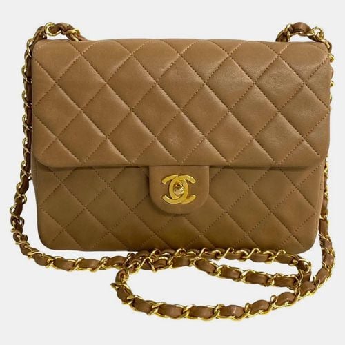 Leather Lambskin Mini Classic Single Flap Shoulder Bag - Chanel - Modalova