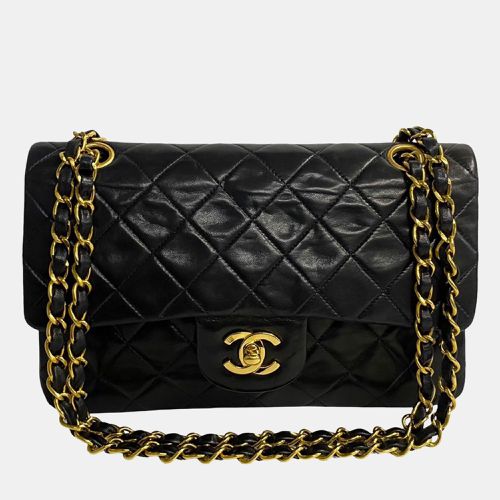 Lambskin Leather Small Classic Double Flap Shoulder Bag - Chanel - Modalova