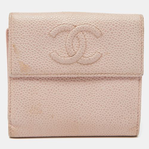 Caviar Leather CC Compact Wallet - Chanel - Modalova