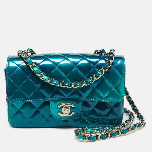 Quilted Patent Leather Mini Rectangle Shaded Classic Flap Shoulder Bag - Chanel - Modalova