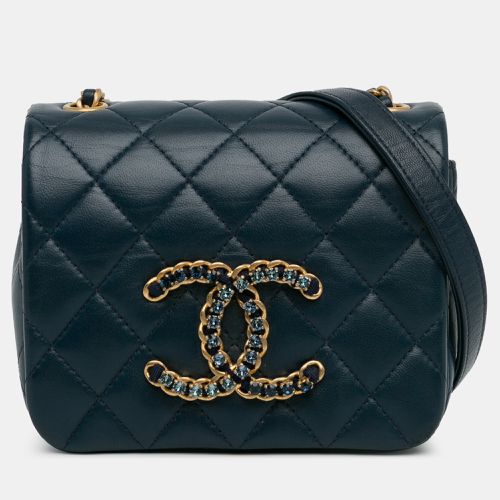 Mini Lambskin CC Crystal Full Flap Bag - Chanel - Modalova